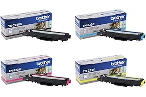 TN2234PK Brother Toner Cartridge Set (Standard Yield, Black, Cyan, Magenta, Yellow)