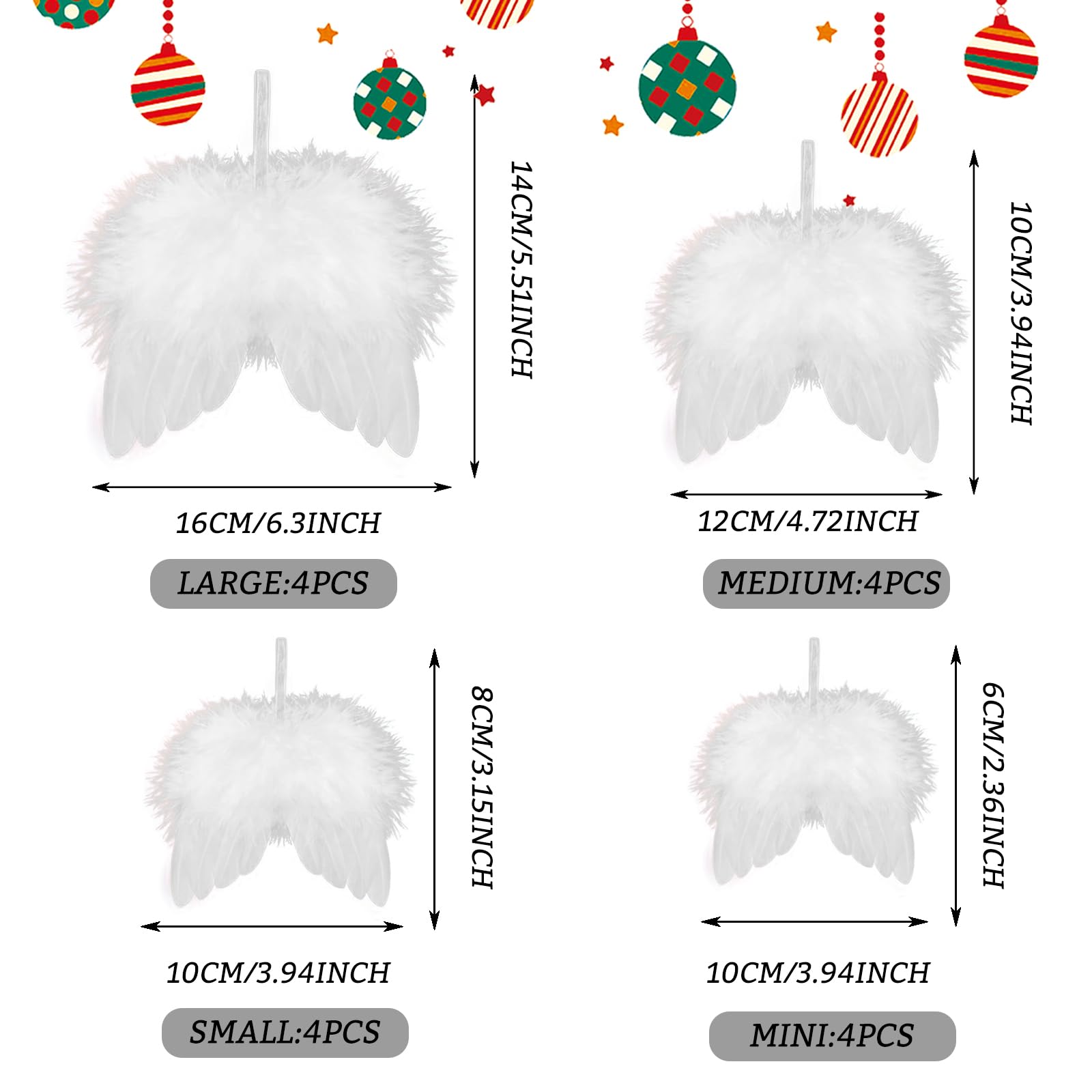 Decorazioni Fai Da Te 16 Ali D'angelo, Ali D'angelo, Per Fai Da Te, Ali D' Angelo Bianche, Ali D' Angelo, Decorazioni Per Ali D'angelo, Ali Bianche, Piume Bianche, Per Feste Di Natale, Ali - 9