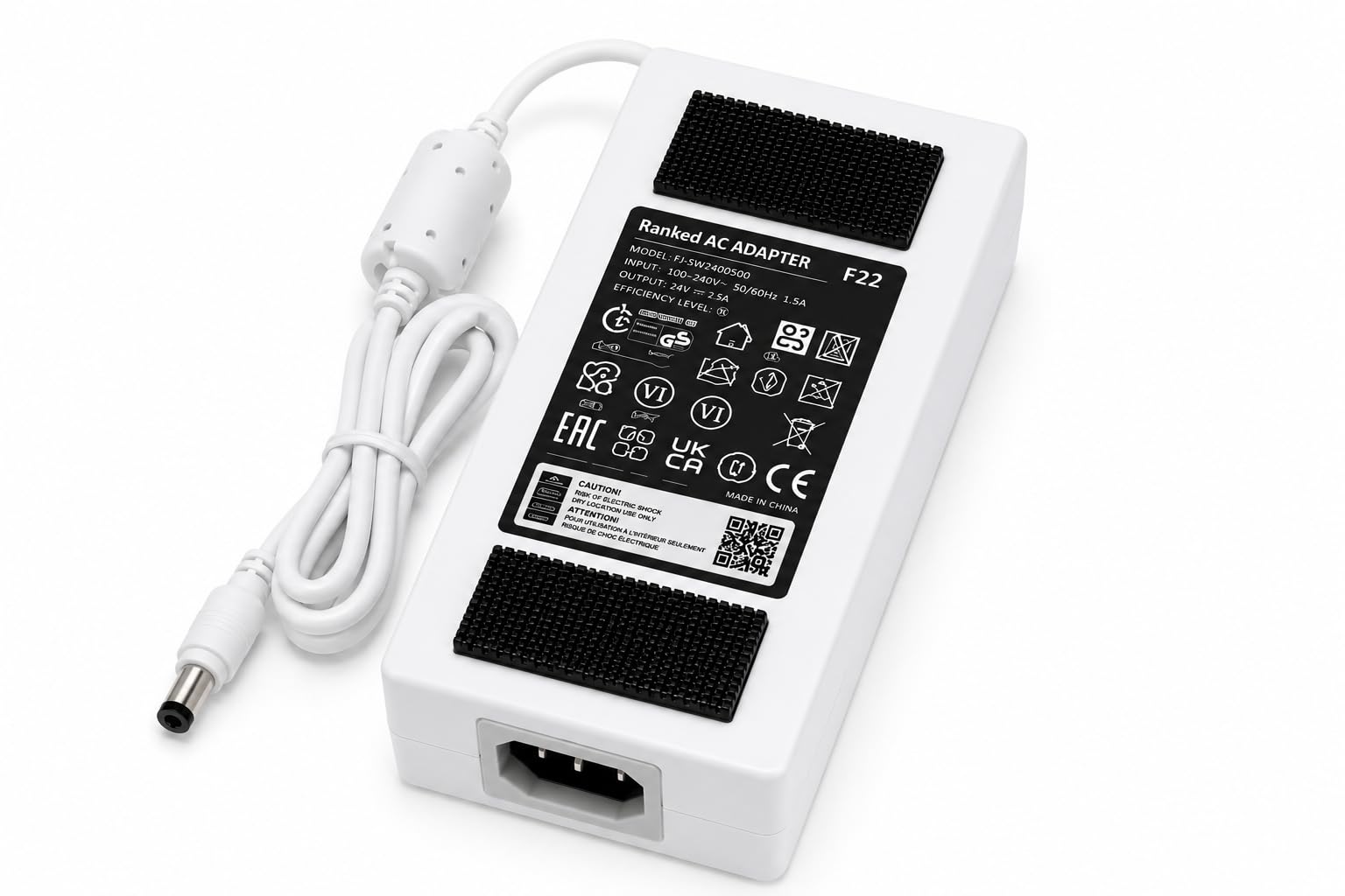 Ranked 24V 5A AC DC Power Supply Adapter, 120W, Input 100-240V, for LED Strips, CCTV Cameras, LCD Monitors-image-17
