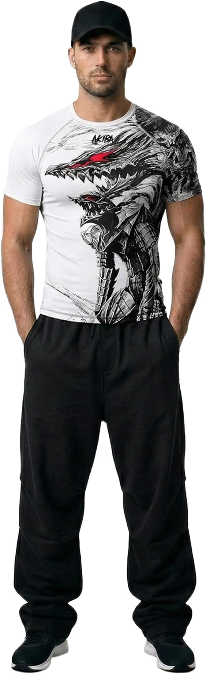 Half Sleeve Skins Performance Fit Compression for MMA, BJJ Rash Guard,Gym, Running, Cycling