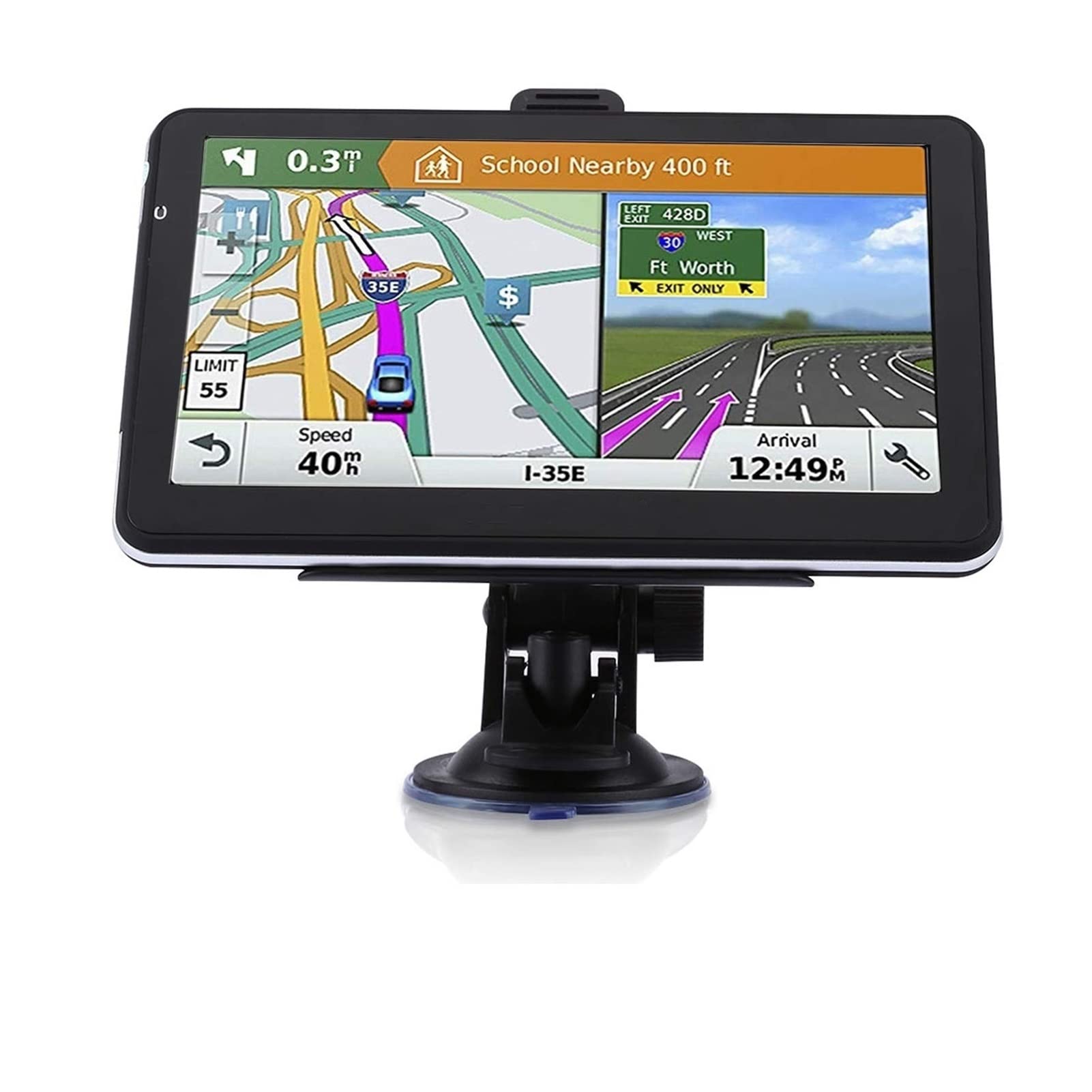 7-calowy ekran dotykowy GPS z najnowszą mapą pełnej Europy Przyczepy kempingowe