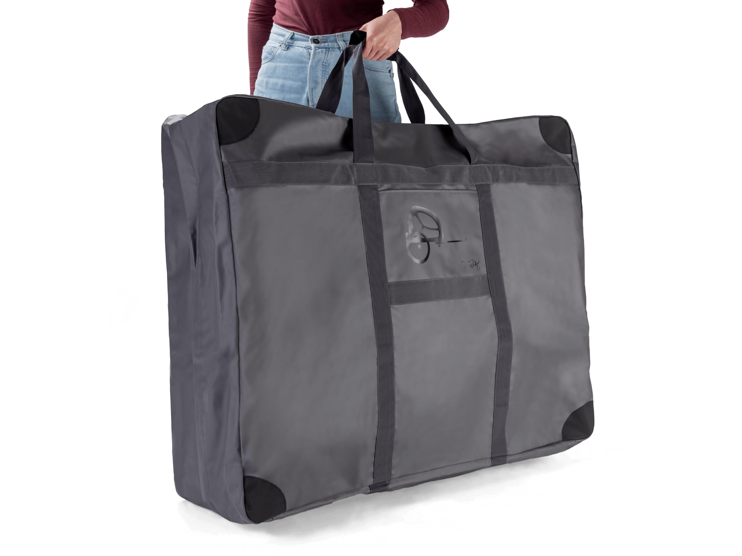 TrendPet Trailer Bag, Aufbewahrungstasche für Fahrradanhänger (Anthrazit, XL)