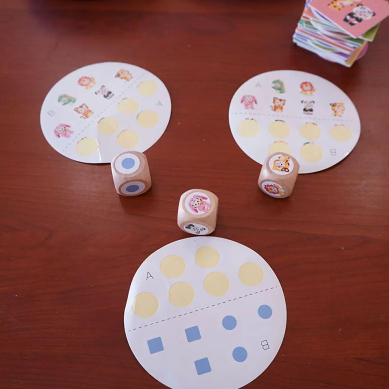 Gioco da Tavolo Montessori Trova l'animale e abbinalo | Giocattolo Allenamento Messa Fuoco Visuale, Gioco Educativo Tavolo Interattivo Genitori Bambini