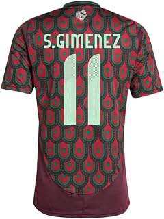 Mexico Santi Gimenez #11 Home Soccer Jersey for Men Fan Version