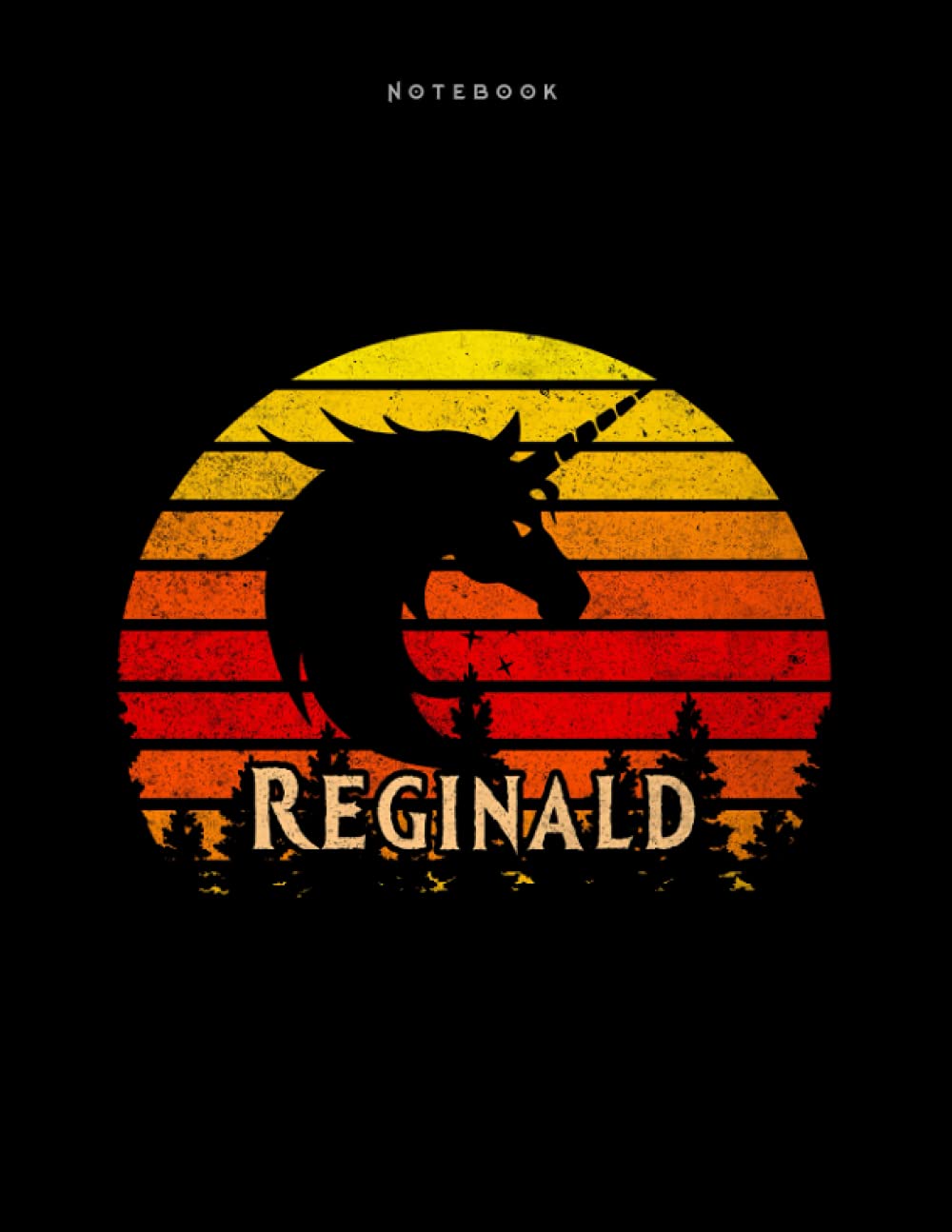 Lined Notebook Reginald Personalized Name Retro Unicorn Design Cover Daily  Journal: 110 Pages - Large 8.5X11 Inches (21.59 X 27.94 Cm), A4 Size:  Amazon.co.uk: Mcleods, Evalyn: 9798513903246: Books