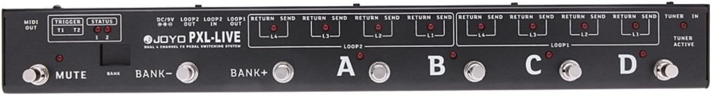 PXL LIVE Dual 4-Channel Programable Pedal Controller
