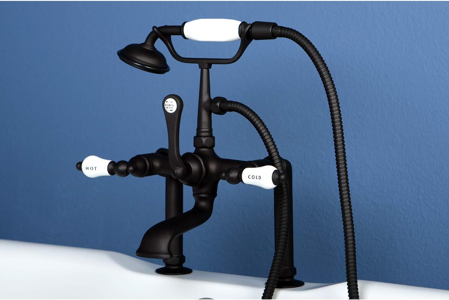 Authentic Crazy Deals Kingston Brass CC107T5 Vintage Clawfoot Tub Faucet, 7-Inch Center, Oil Rubbed Bronze Creative Product Kingston Brass CC107T5 Vintage Clawfoot Tub Faucet, 7-Inch Center, Oil Rubbed Bronze