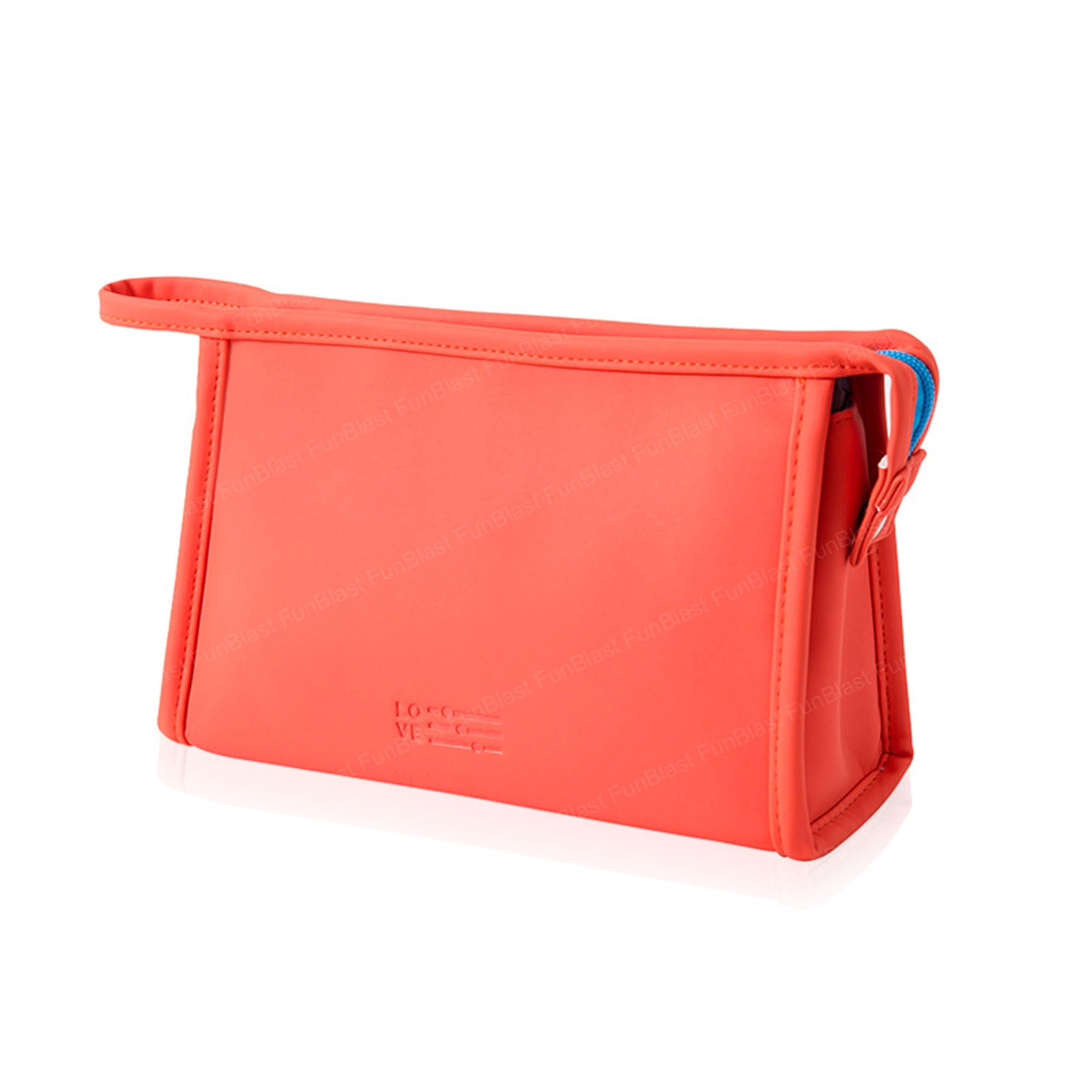 FunBlast Pouches for Women - Cosmetic Pouch Makeup Pouch, Toiletry Pouch for Ladies, Multipurpose Pouch Case with Zipper Lock, Portable Travel Kit Bag, Money Purse for Girls & Women (Orange)-image-36