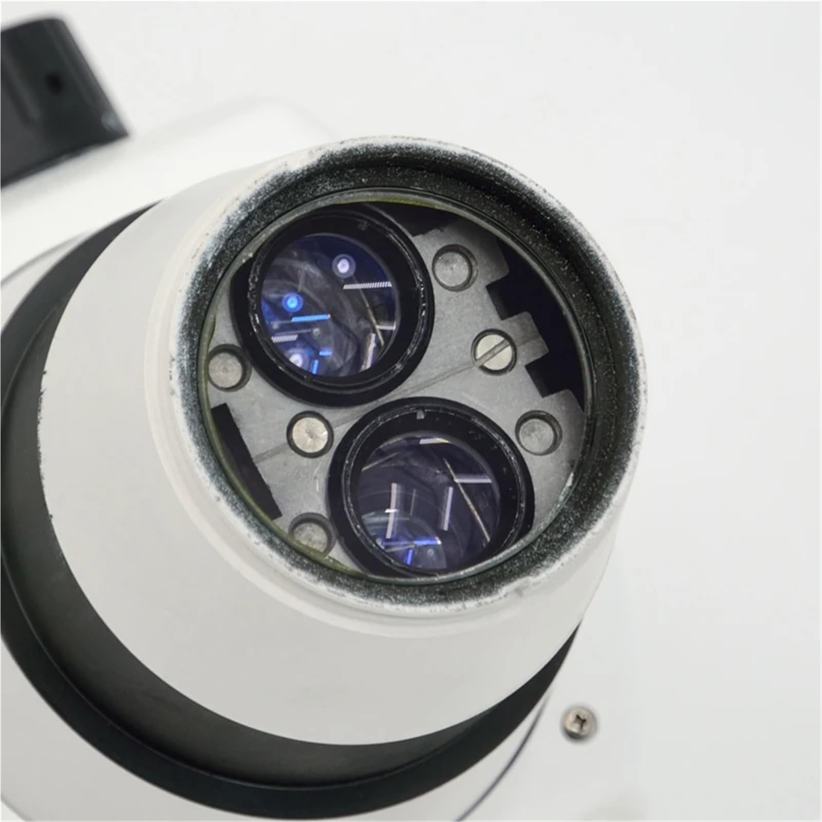 Microscopio, Microscopio stereo trinoculare da laboratorio con ingrandimento zoom confocale continuo 8X-50X,Prodotti scientifici e da laboratorio