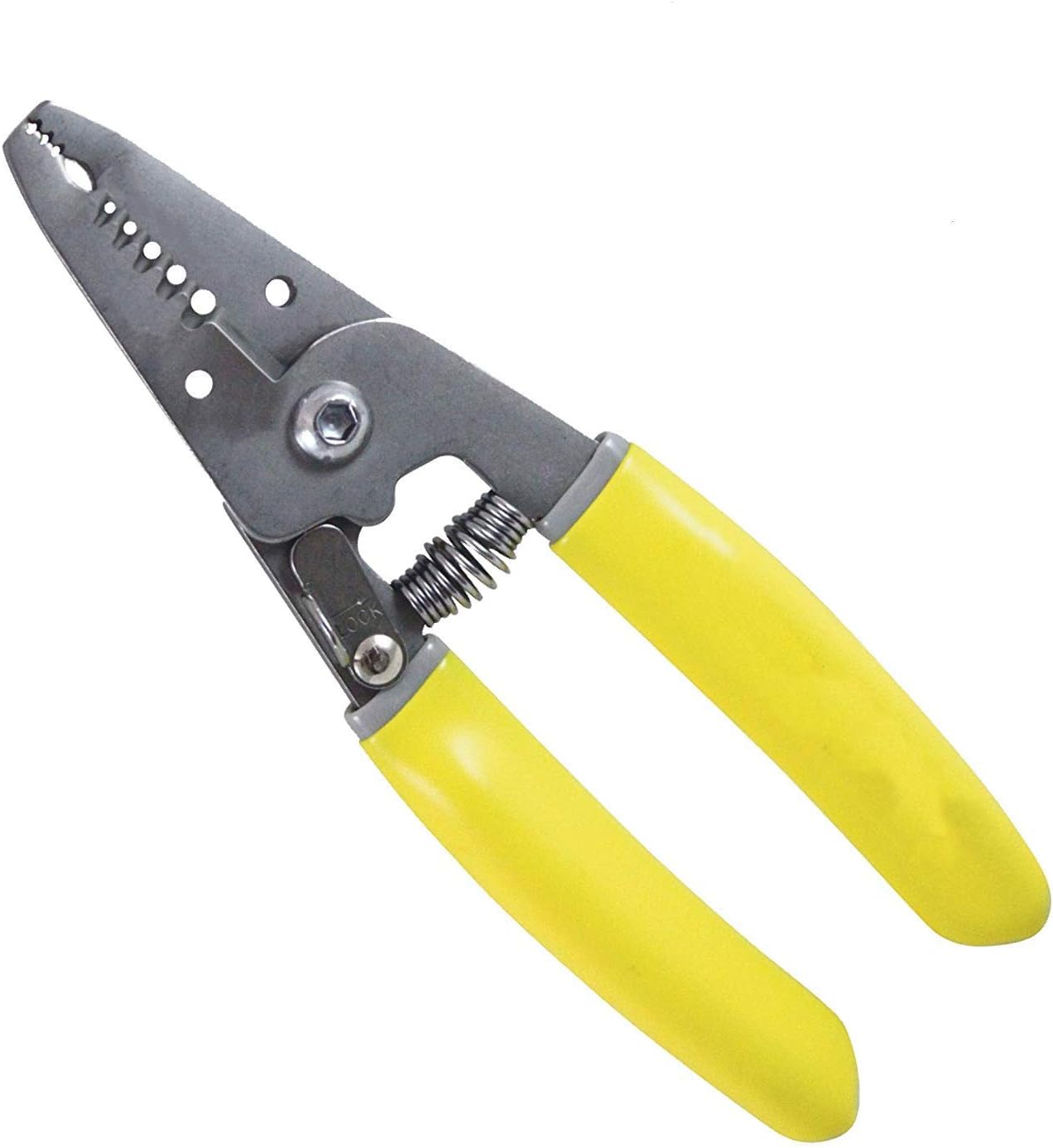 Utoolmart 200mm Wire Stripper Professional Crimping Tool Steel Multi-Tool Electrical Wire Stripper and Cutter Snips for AWG20-30 1pcs