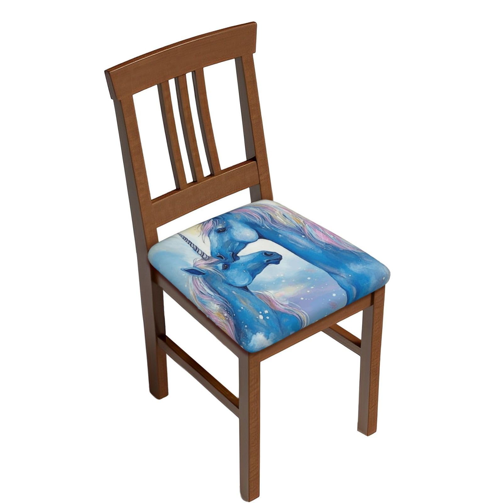 Housses de chaise de bar bleu pour sublimer votre cuisine américaine en famille