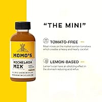 Vista 4 de Momo's Michelada Mix - Bebida refrescante para fiesta sin tomate, vegana, a base de limón, inspirada en América Central, paquete de 6