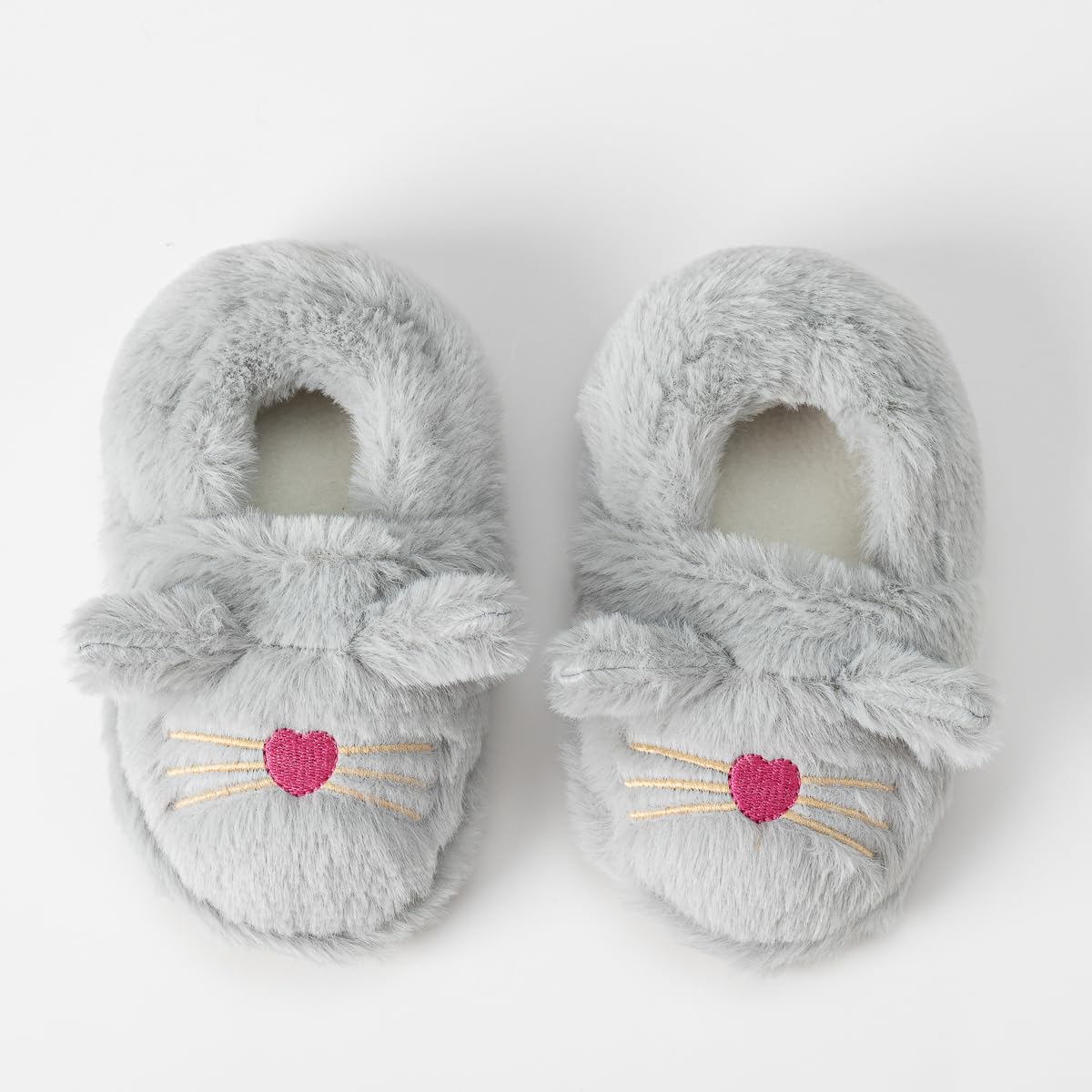 Pantuflas de felpa suave de primera calidad para bebé niña con dibujos animados cálidos para el invierno