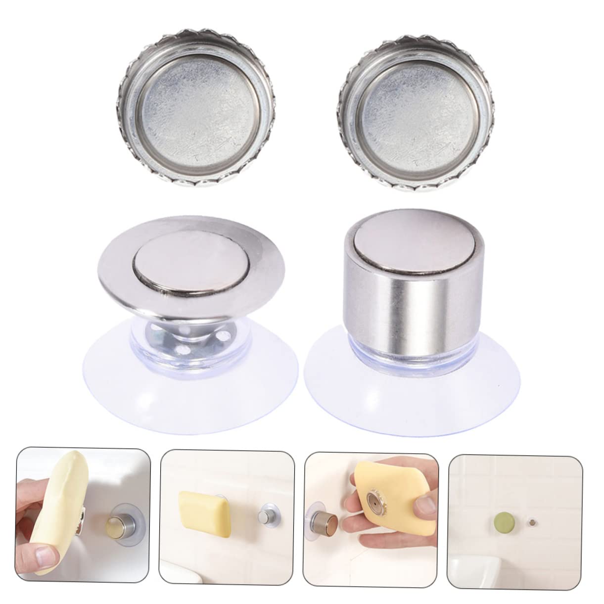 6 Sets Stabiler Seifenhalter Zur Wandmontage Elegantes Seifenregal Aus Edelstahl Für Selbstentleerende Badezimmer