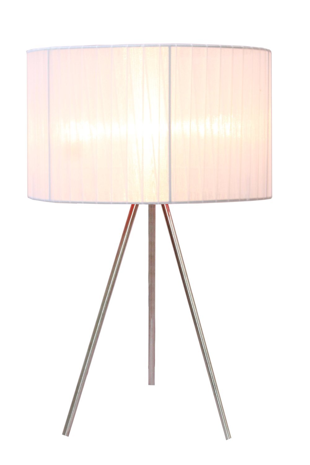Amazon.co.jp: Simple Designs LT2006-WHT ブラッシュドニッケル 三脚 