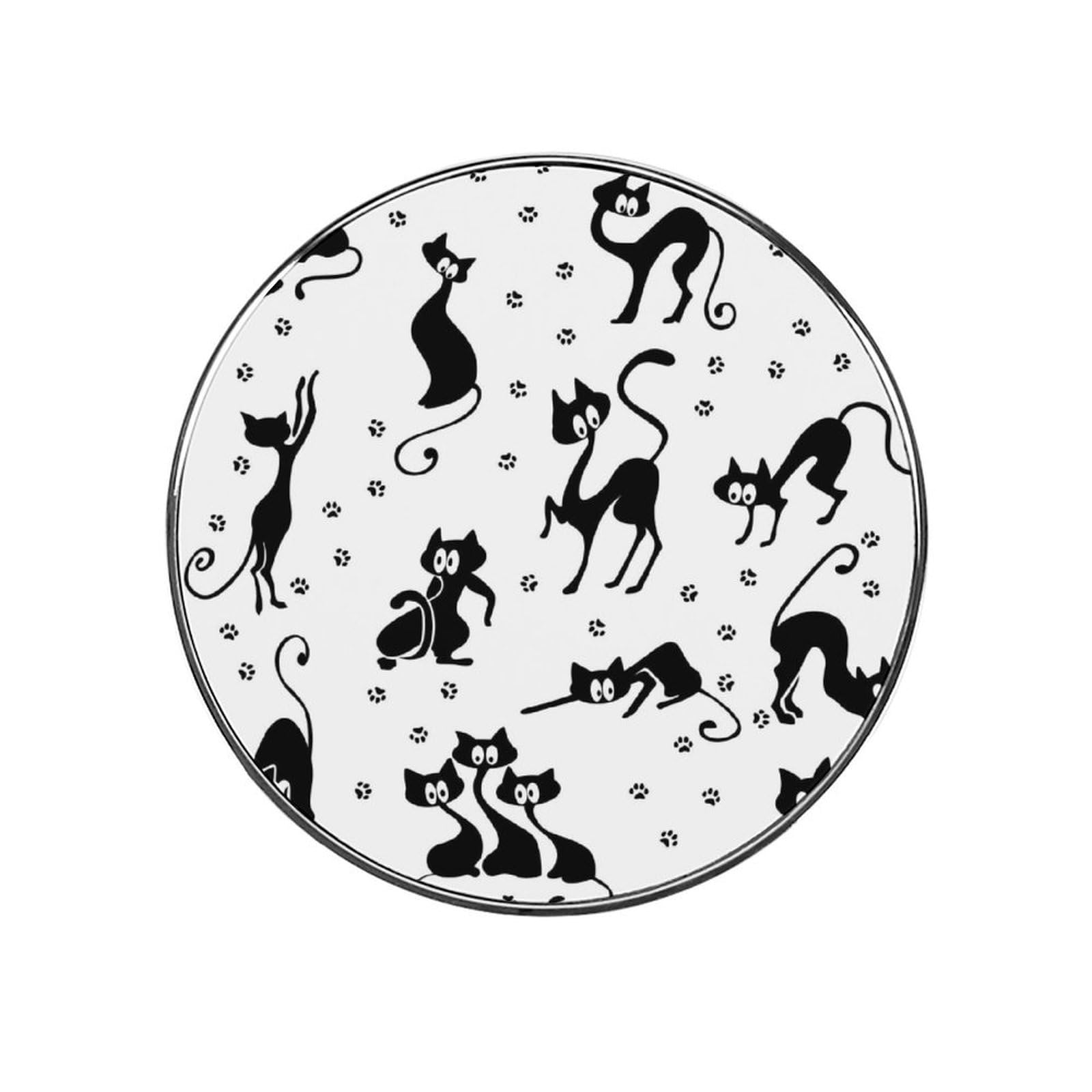 Cute Black Cat Refrigerator Magnet Decorative Locker Magnet For Kitchen And Office Home Décor