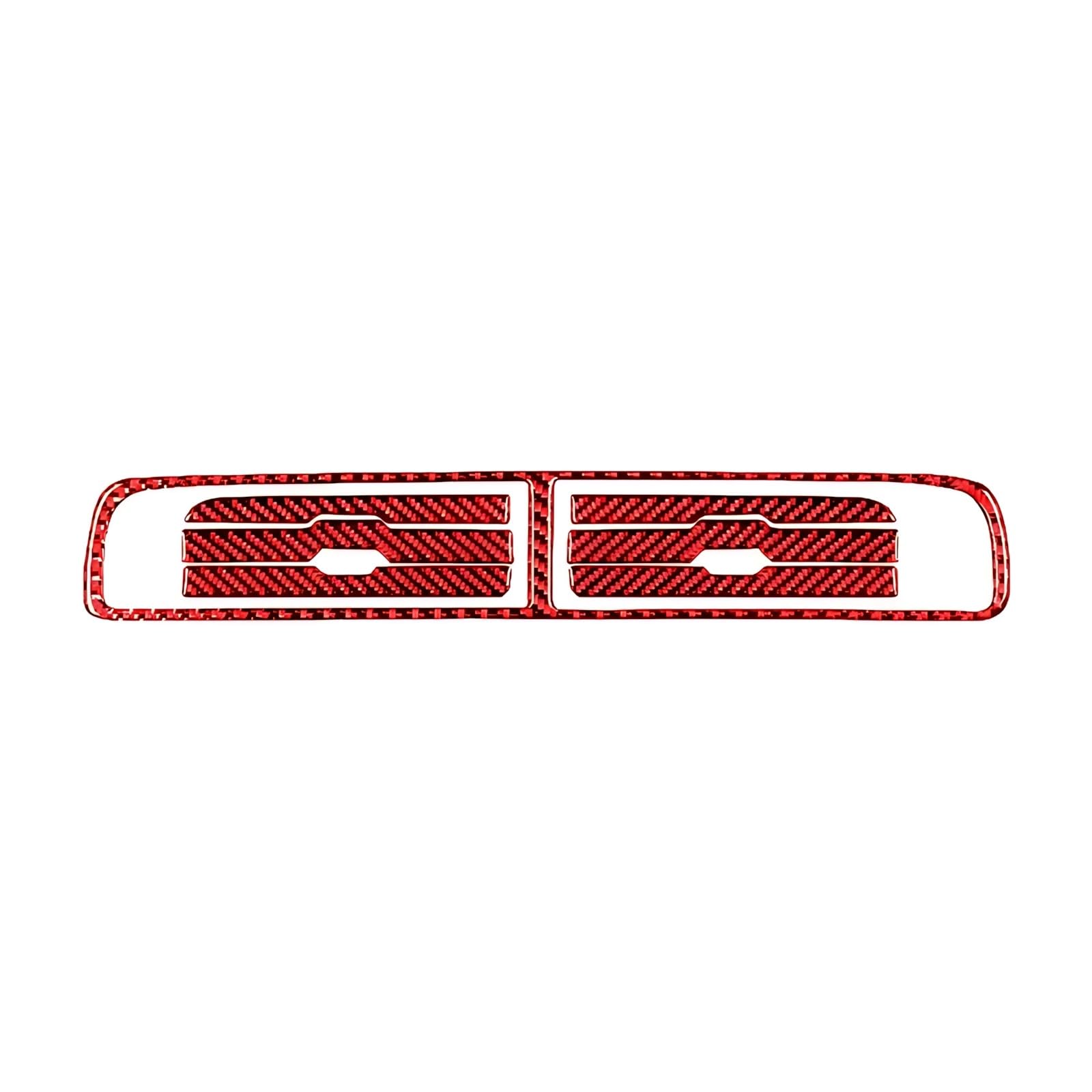 Dashboard Trim Air Vent Compatible with Chevrolet for Camaro 2010-2015 Car Center Air Vent Trim Frame Air Outlet Decorative Cover Sticker