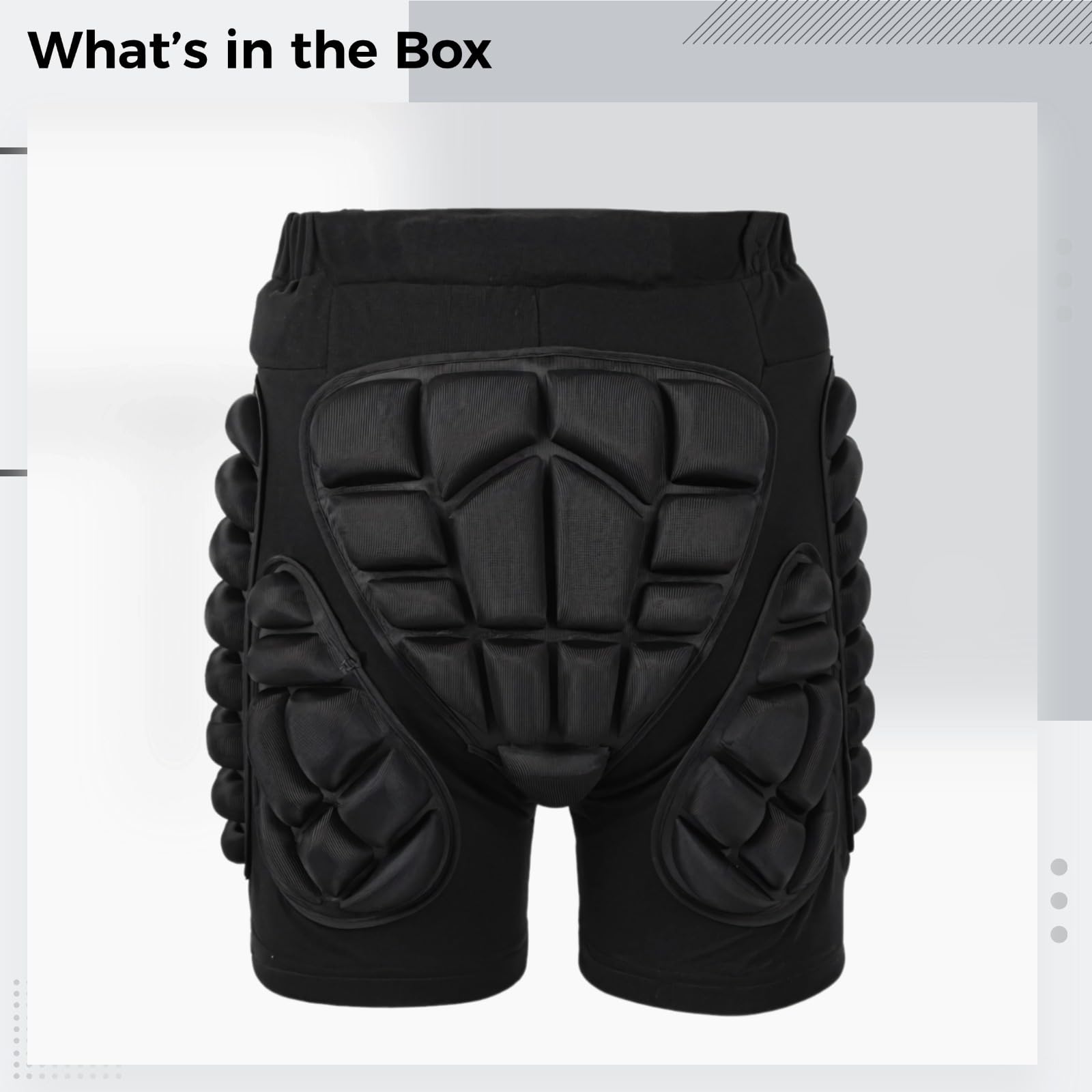 Shorts de Protection rembourrés 3D pour Hanches, Protection EVA pour Coccyx, Ski et Snowboard, Pantalon Respirant pour Patinage, Rembourrage amortissant, équipement Multisport pour Sports d’Hiver