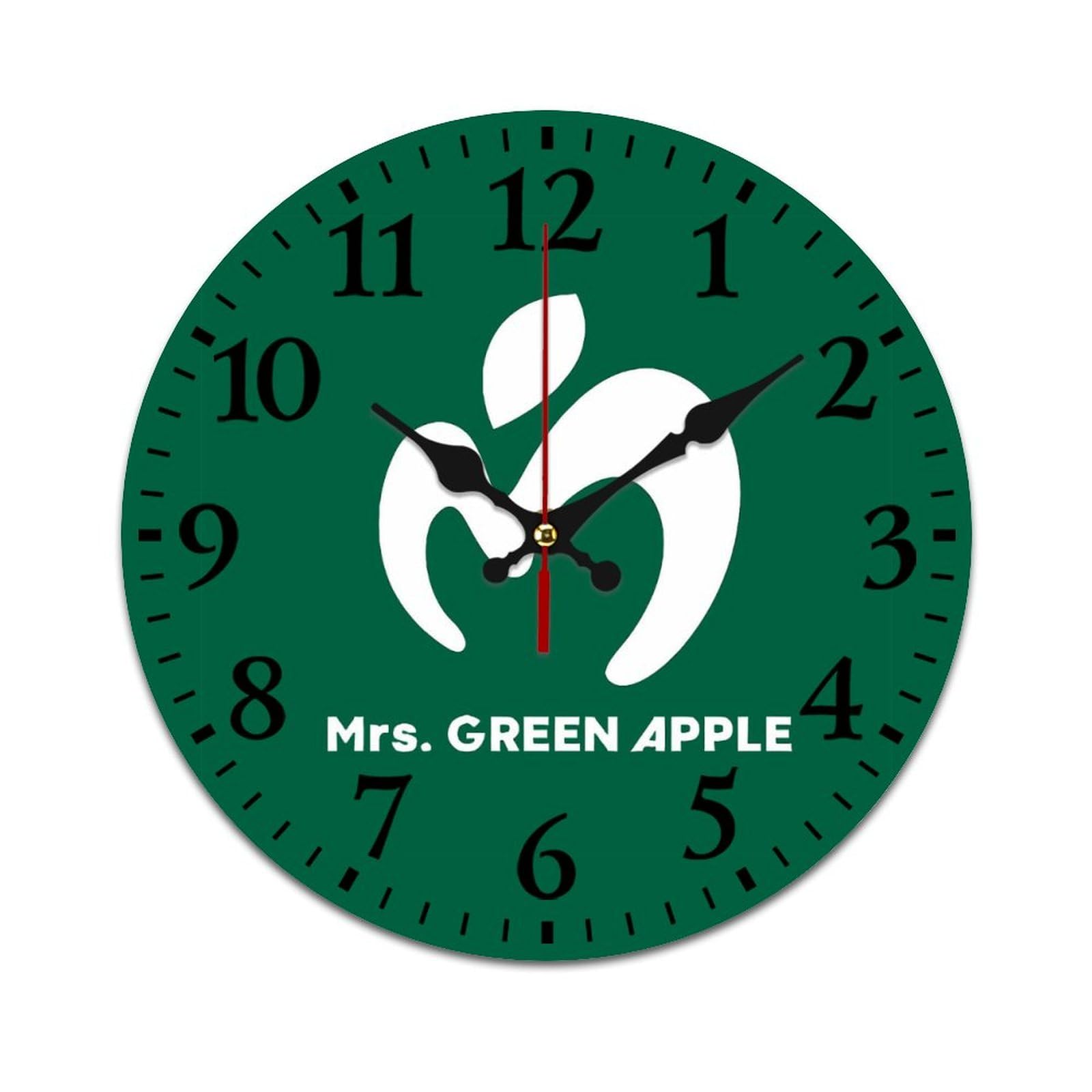 Amazon.co.jp: ミセスグリーンアップル 壁掛け時計 丸型デジタル 卓上