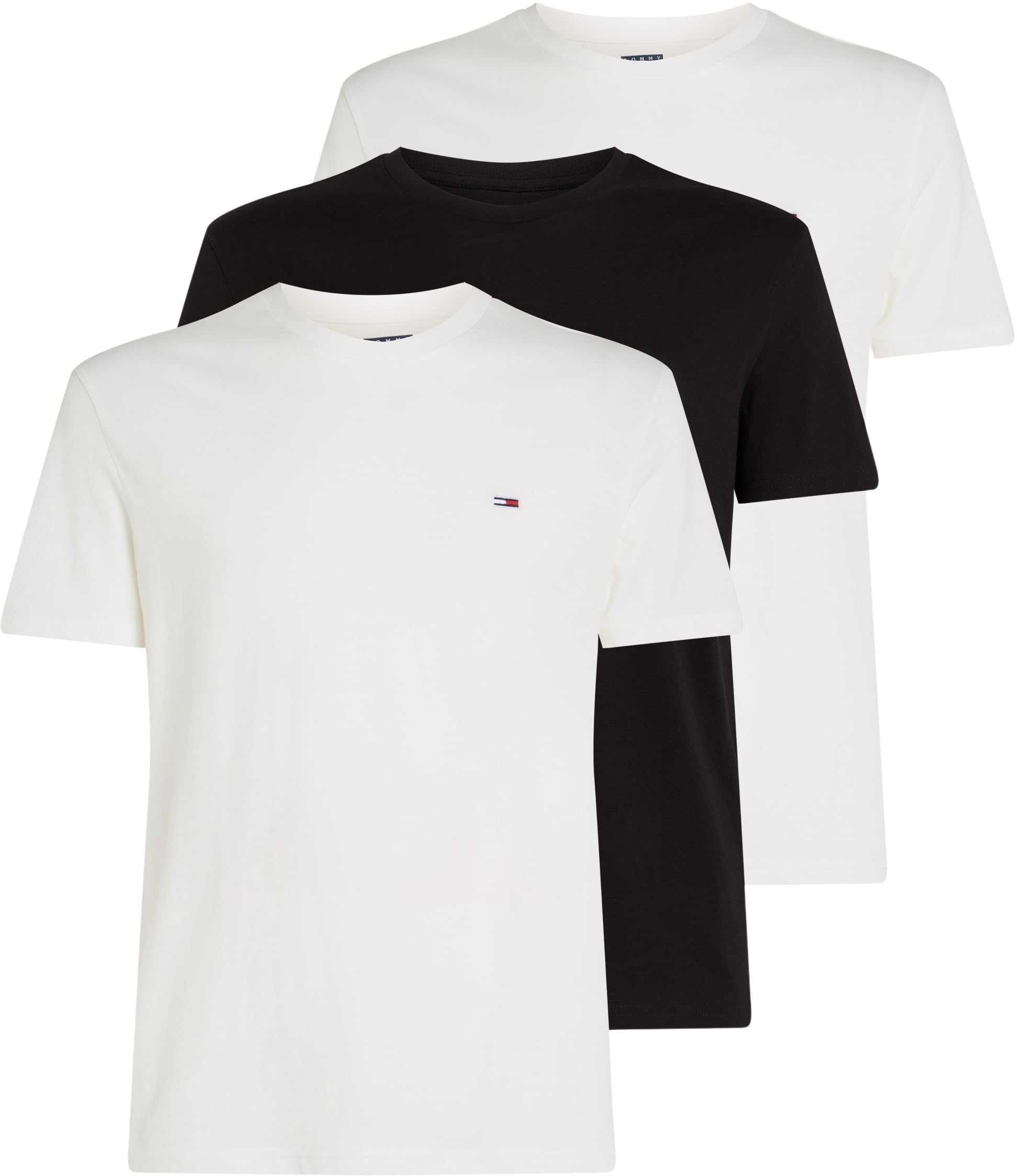 Tommy Jeans Herren TJM Xslim 3 Pack Tee Dm0dm21579 S/S T-Shirt