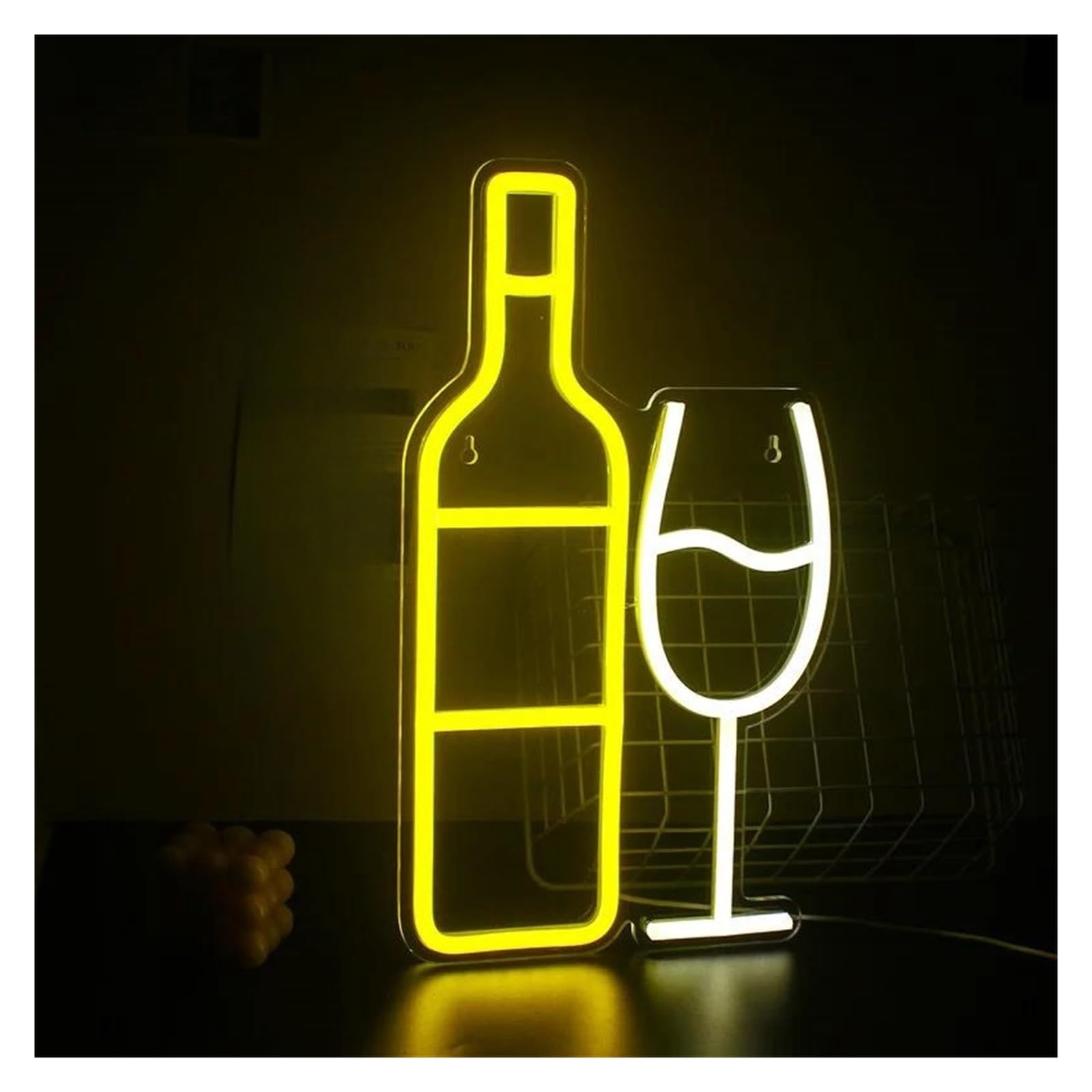 LEMST Signs Lamp Cold Beer Neon Sign Light Wall Decoration USB Powered for Bar Club Party Business Welcome Decor 23cmх40cm