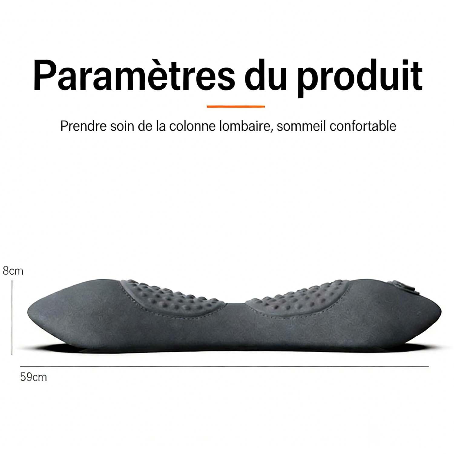 LombaTech Masseur Lombaire 3 en 1 – 2026 Nouveau Masseur Sciatique et Thérapie du Dos, Traction et Vibration avec Chauffage, Soutien Lombaire Ergonomique pour Soulager les Douleurs (Noir)