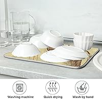 Vista 7 de senya Tapete de secado de platos súper absorbente, tapete de microfibra de secado rápido, 24 x 18 pulgadas, almohadilla de secado de platos
