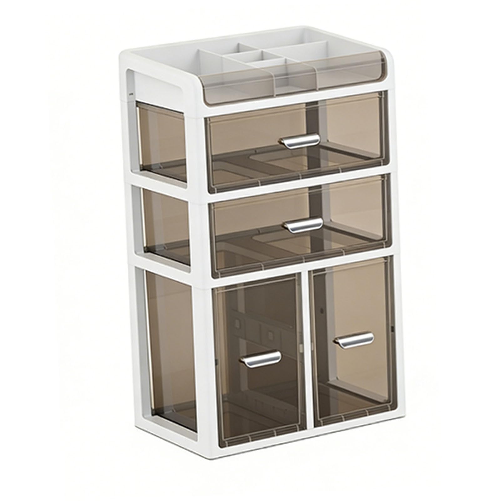 Yosoo Health Gear Bureau Organisateur Clair avec Tiroir, 30x20x48.5cm