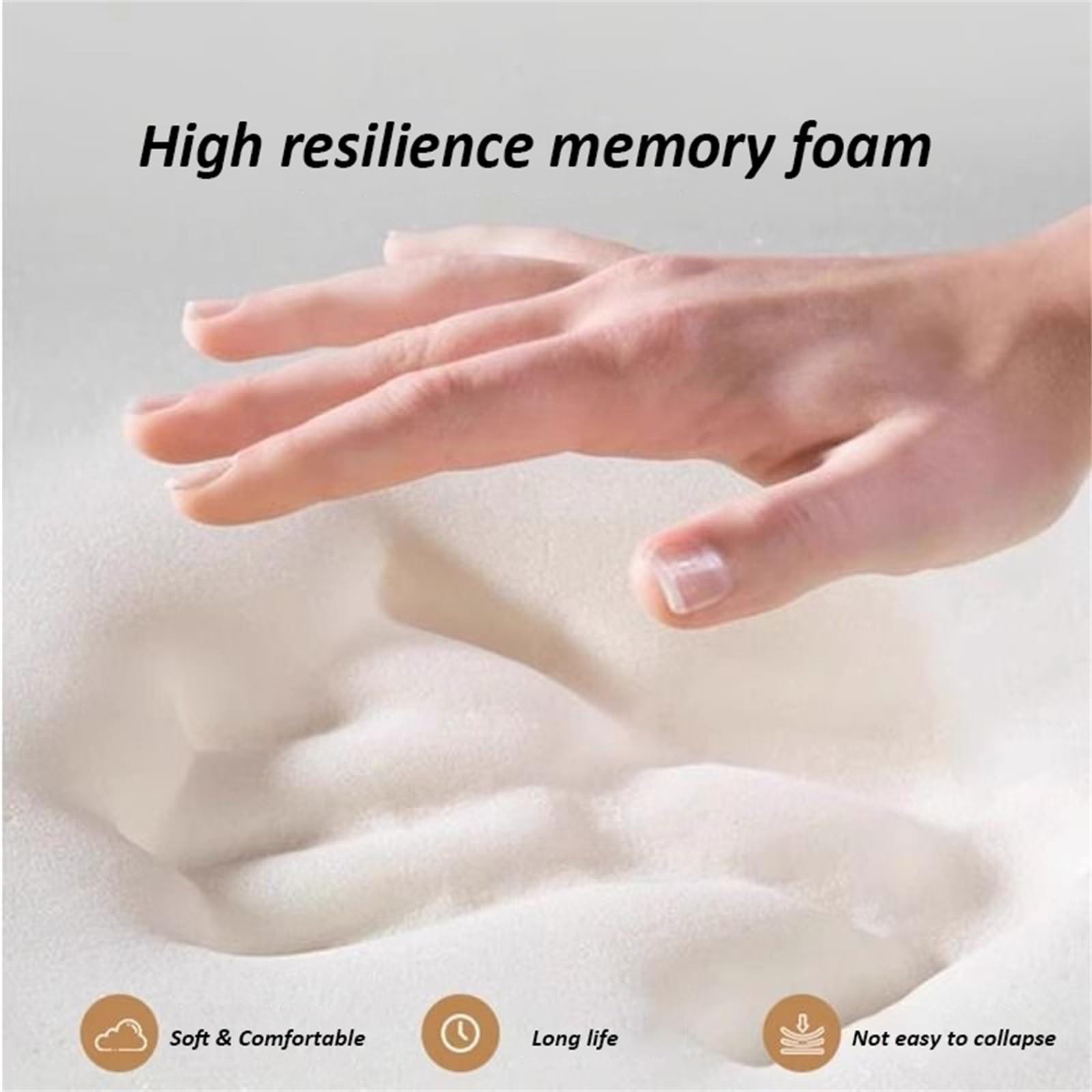 Matelas pliable en mousse à mémoire de forme avec housse lavable pour invités, camping, yoga, voyage en voiture 7,1 cm