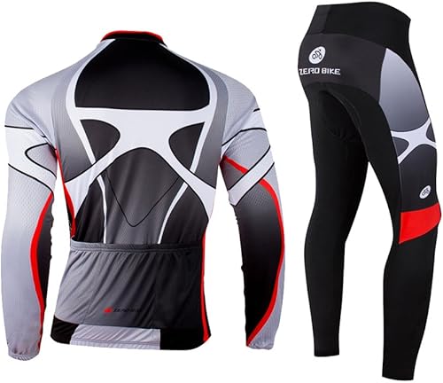 Miniatura 2 de Hombres suave manga larga transpirable ciclismo Jersey poliéster ropa deportes al aire libre otoño otoño