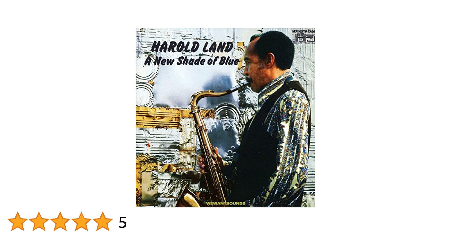 Harold Land-A New Shade Of Blue【MRL314】 Harold Land 