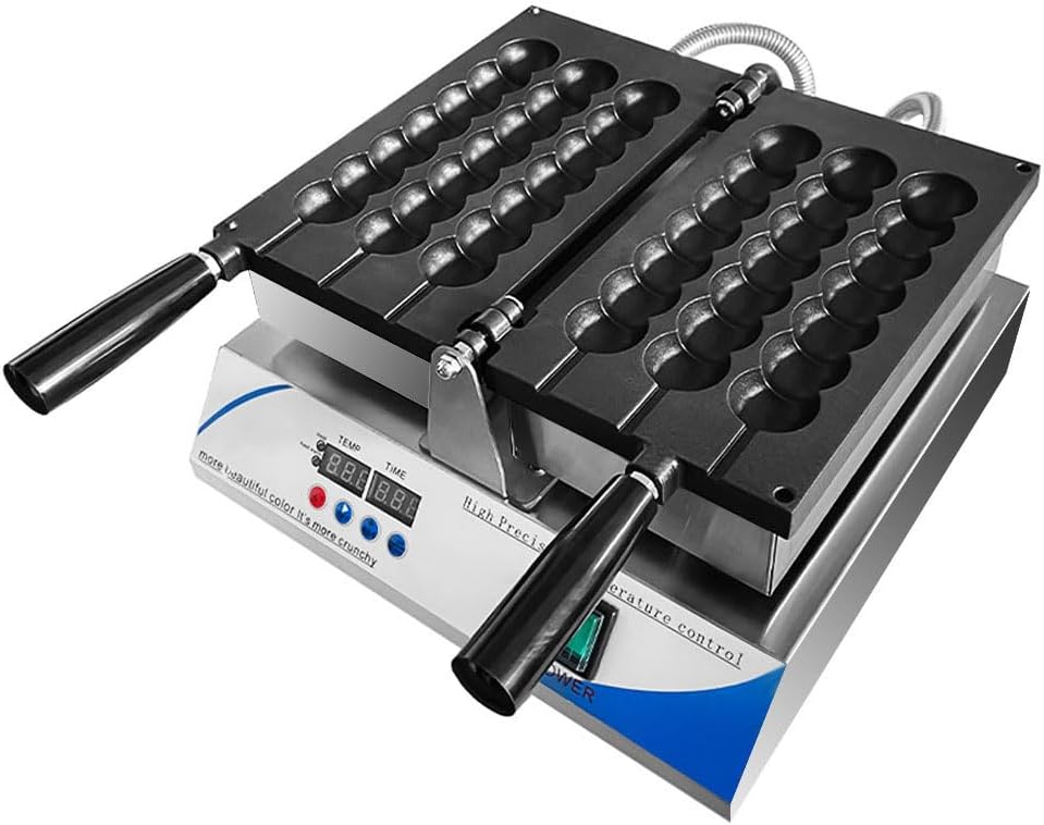 Electric Skewer Waffle Maker Machine Commercial Electric Belgian Takoyaki Skewer (110, Volts)