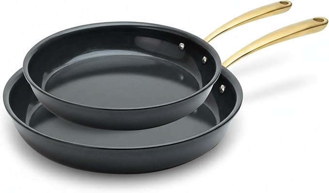 Lagostina Eleganza Set 2 Poêles Céramique 26/30cm