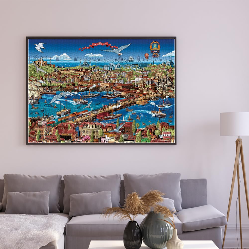 Amazon.com: Anatolian Puzzle -Istanbul 1895 3000 Piece Jigsaw