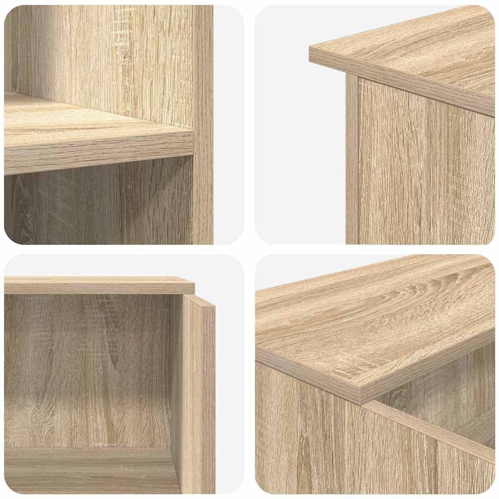 vidaXL Mostrador de recepción Roble Sonoma 100x50x103,5 cm Madera de ingeniería