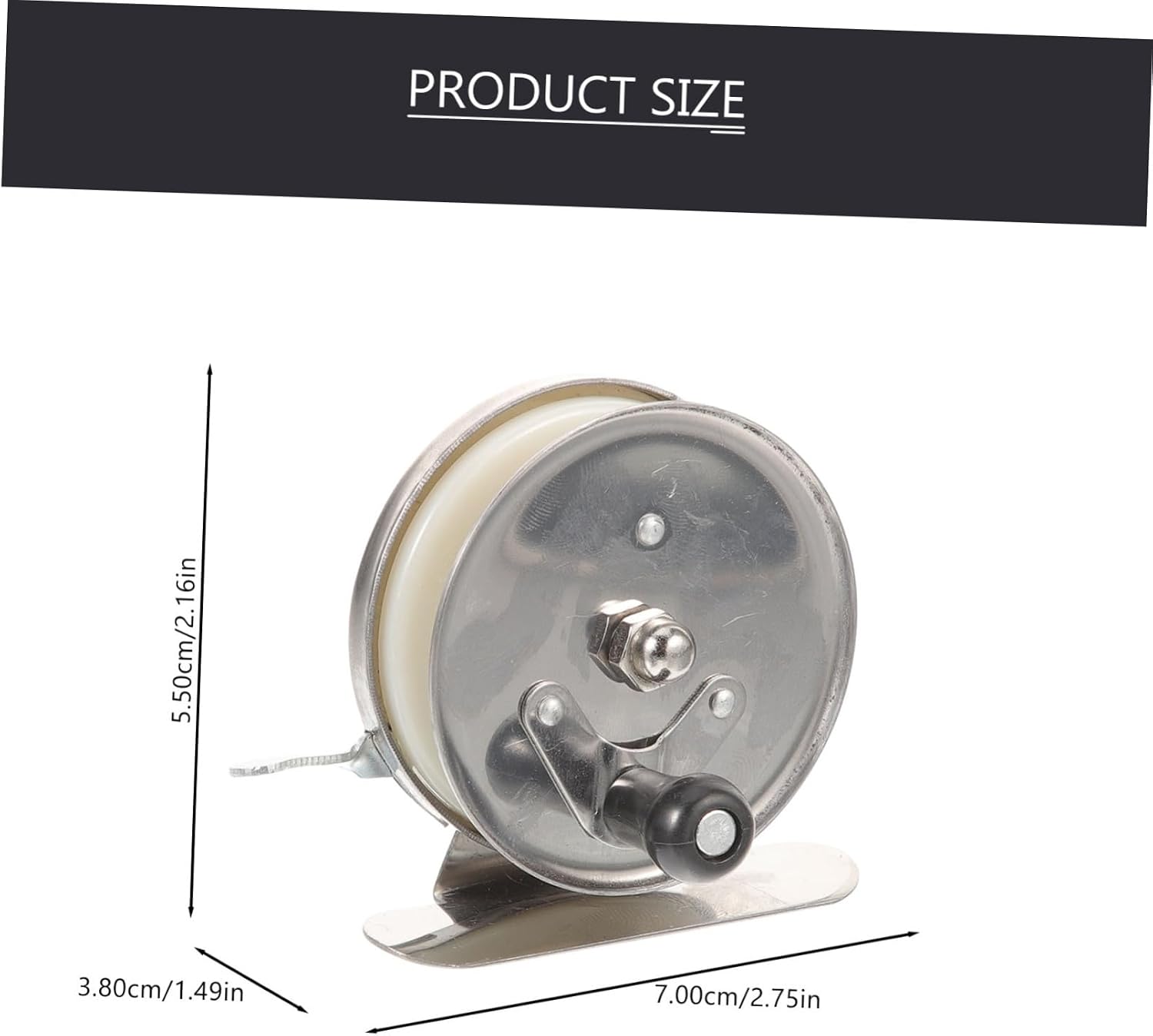 Fly Fishing Reel Lightweight Iron Fishing Wheel for Men Compact Design for and Storage