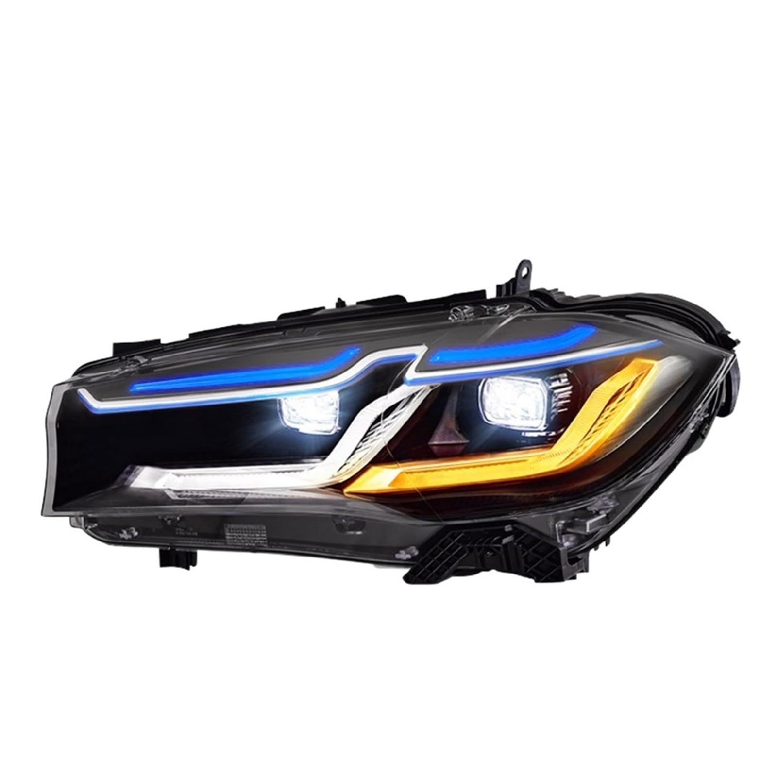 Samochód motoryzacja kompatybilny z BMW X5 X6 reflektory LED F15 F16 lampa czołowa Car Styling sygnał DRL obiektyw projektora motoryzacja 2014-2018