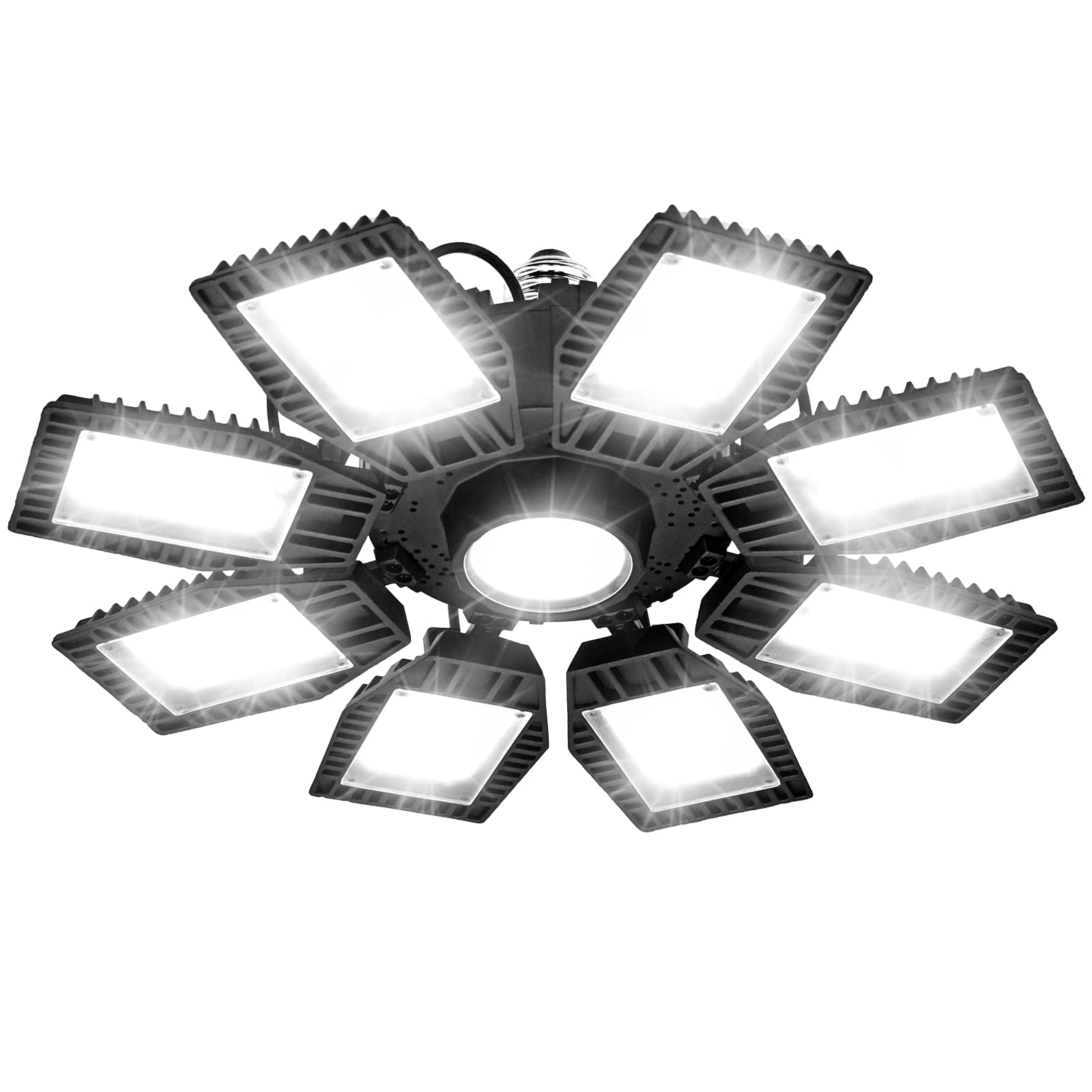 Buy LED Garage Light 160W 21,000LM Deformable Garage Light,with 8