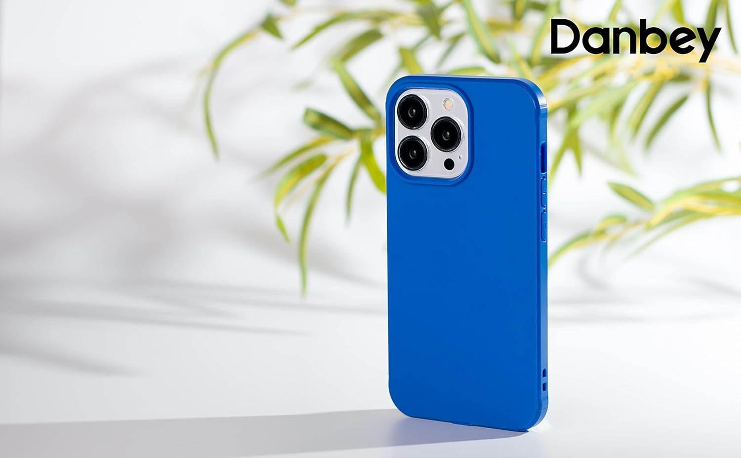 for iPhone 15 Pro Max Plastic Case, Non Silicone, Shockproof Phone Case Compatible with Apple, DustProof Matte Solid Color Slim Fit Cover, 6.7" Screen 2023, Bright Cobalt Royal - Blue