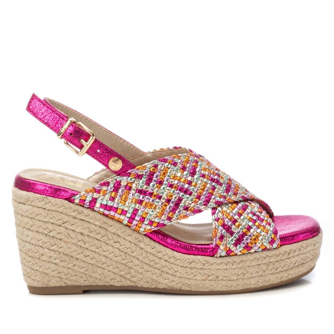 XTI 143825, Women's Sandal, Fuchsia, 38 EU, fuchsia, 6 UK