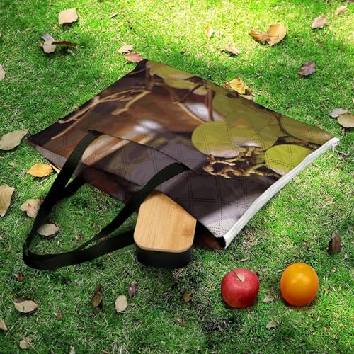Couverture de plage pliable et imperméable avec fermeture éclair de transport