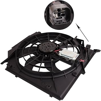 Radiator Cooling Fan Assembly | fits BMW 330Ci & 325Ci 2001-2005; BMW 330i 2001-2005; BMW 325i 2001-2005; BMW 325xi 2002-2005; BMW 330xi 2002-2005