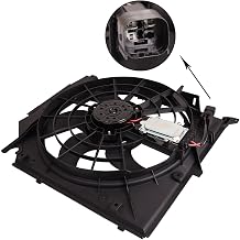 Radiator Cooling Fan Assembly Replace for 17117561757, 17117525508, 17117510617