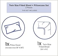 Vista 16 de Lunarable Grey Fitted Sheet & Pillow Sham Set, Pattern with Random Footprints Paw Traces Pet Legs Friendly Cats and Dogs, Decorative Printed 3 Piece
