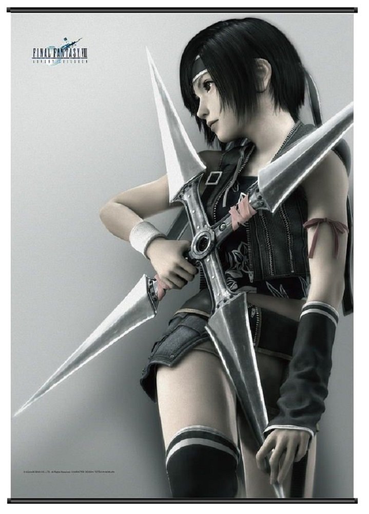 Amazon.com: FINAL FANTASY Wall Scroll Advent Children - New Yuffie Art  Licensed : Home & Kitchen