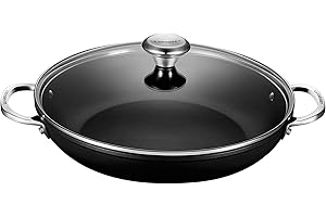 La Creuset 4 Qt. Toughened Nonstick PRO Shallow Casserole/Braiser with Lid