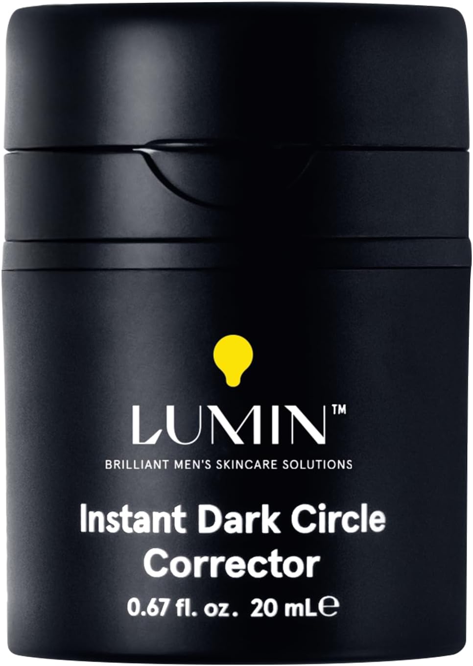 Lumin Instant Dark Circle Corrector for Men (Not A Concealer), Reduce The Look of Dark Circles, Puffiness, Under Eye Men Makeup, Men's Color Correcting Eye Cream, 20mL
