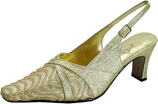 wide gold dress shoes