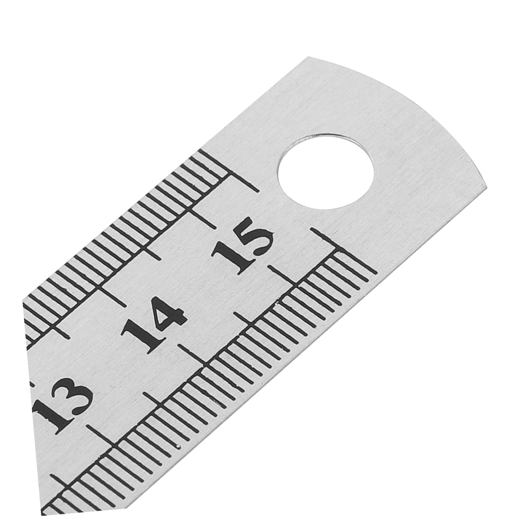 Operitacx 30 Pièces Lot de Règles Acier Inox Règle Droite Double Graduation Outil de Dessin et Mesure pour Guitare Ingénierie et Menuiserie