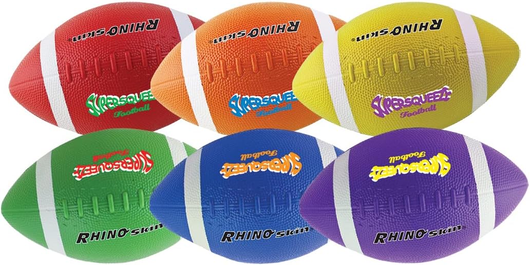 Champion Sports SQFSET Rhino Skin® Super Squeeze Football Set